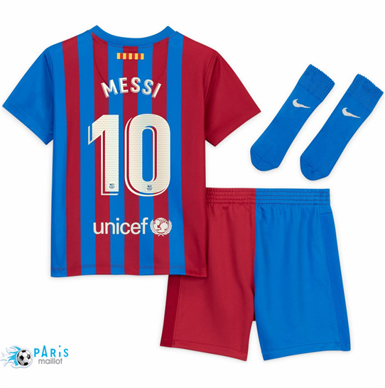 Boutique Foot Maillot de Foot Barcelone Enfant Domicile Messi 10