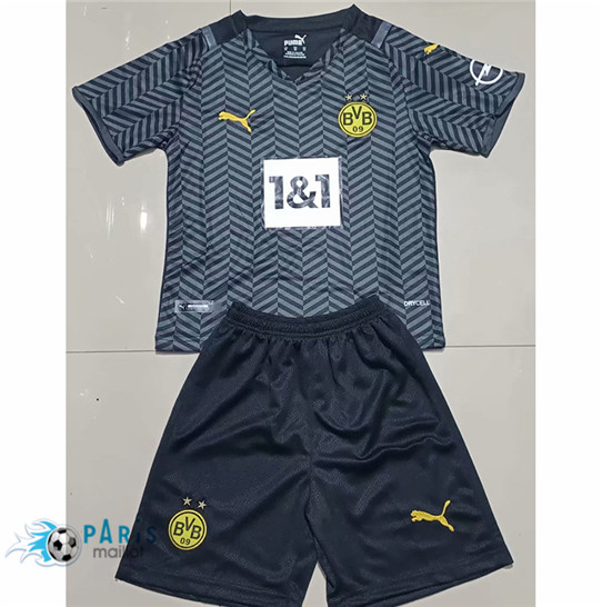 Maillotparis Nouveau Maillot Foot Borussia Dortmund Enfant Exterieur 2021/22