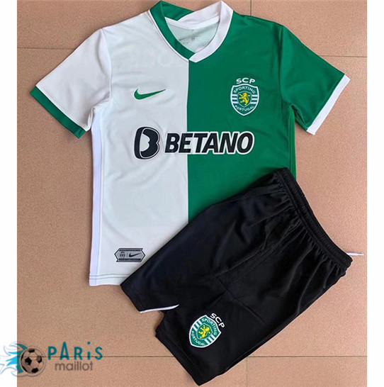 Maillotparis Nouveau Maillot Foot Sporting Lisbon Enfant 2021