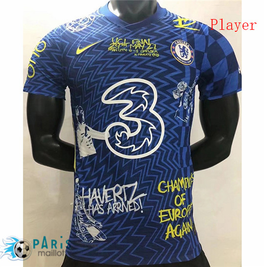 Maillotparis Thailande Maillot Foot Player Version Chelsea spéciale 2021