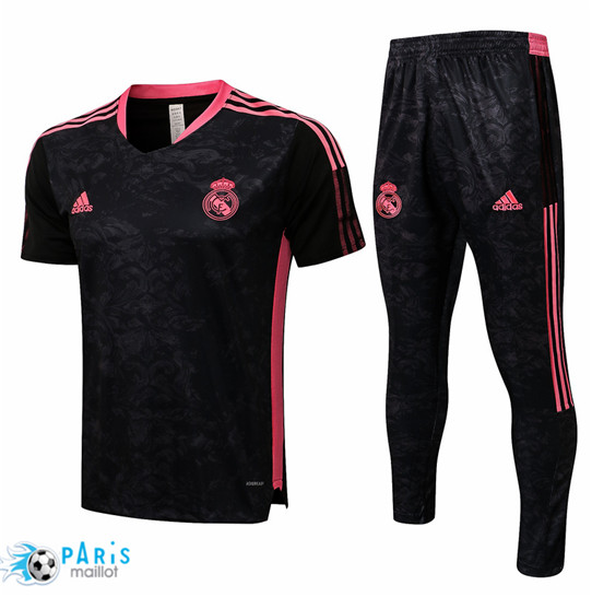 Maillotparis Maillot Training Foot Real Madrid + Pantalon Noir 2021
