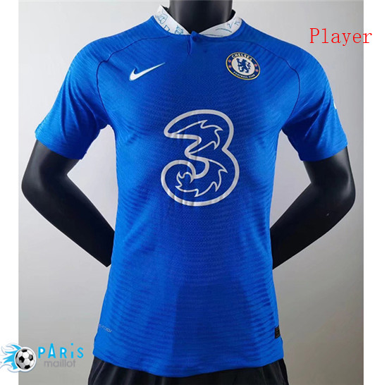Maillotparis Thailande Maillot Foot Player Version Chelsea Bleu 2022/23