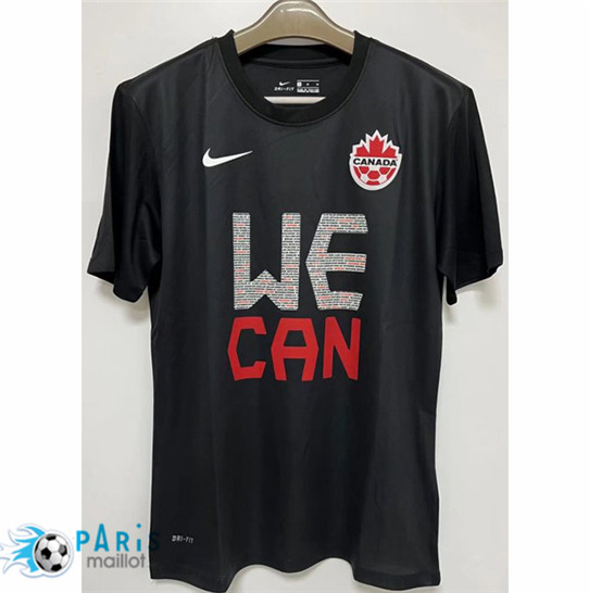 Maillotparis Maillot du Foot Canada T-shirt Noir 2022/23