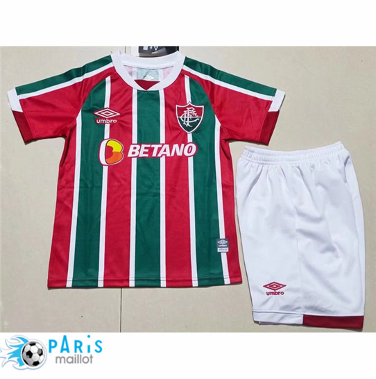 Maillotparis Nouveau Maillot Foot Fluminense Enfant Domicile 2022/23