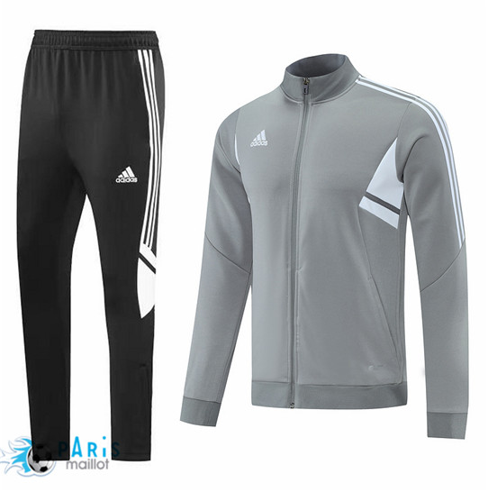 Maillotparis Nouveau Maillot Foot Veste Survetement Nike Gris 2022/23