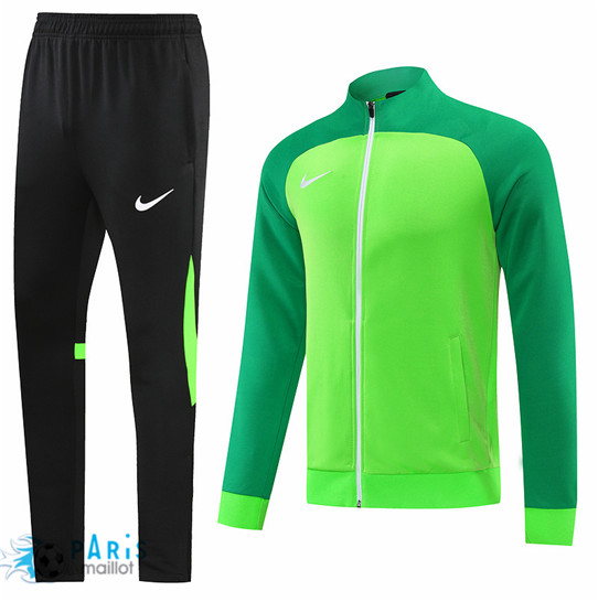 Maillotparis Nouveau Maillot Foot Veste Survetement Nike Vert 2022/23