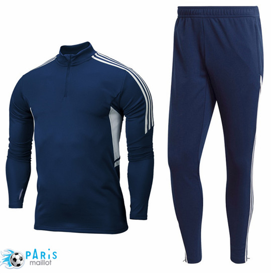Maillotparis Nouveau Maillot Foot Survetement Sans logo de marque Bleu 2022/23