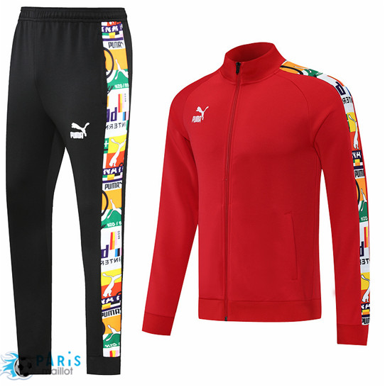 Maillotparis Thailande Maillot Foot Veste Survetement PUMA Rouge 2022/23