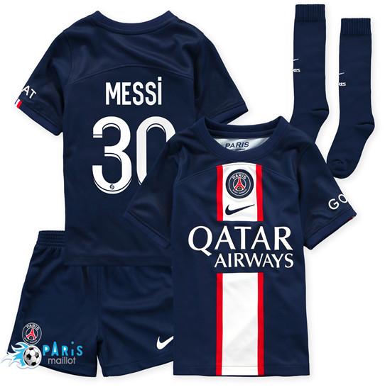 Maillotparis Nouveau Maillot Foot Paris Saint Germain Enfants Domicile Messi 30 2022/23 paris228275