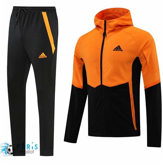 Maillotparis Nouveau Maillot à capuche Veste Survetement Adidas Orange 2022/23 paris228508