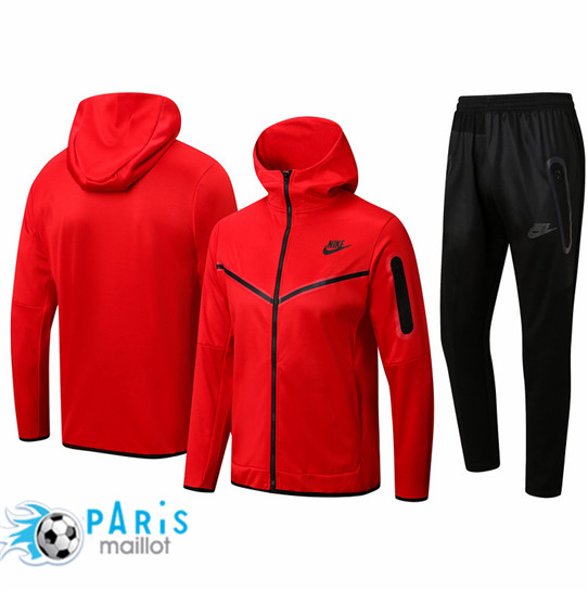 Maillotparis Nouveau Maillot à capuche Veste Survetement Nike Rouge 2022/23 paris228526