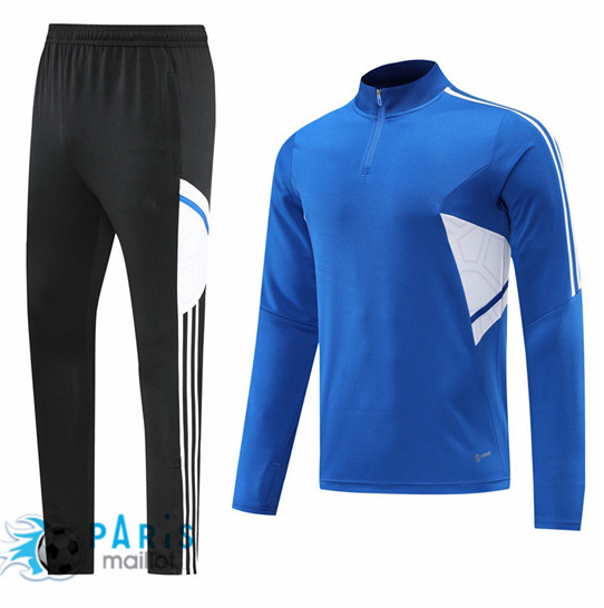 Maillotparis Nouveau Maillot Survetement Sans logo de marque Bleu 2022/23 paris228531