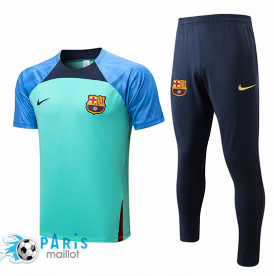 Maillotparis Maillot Training de Foot Barcelone + Pantalon Bleu 2022/23 paris228614