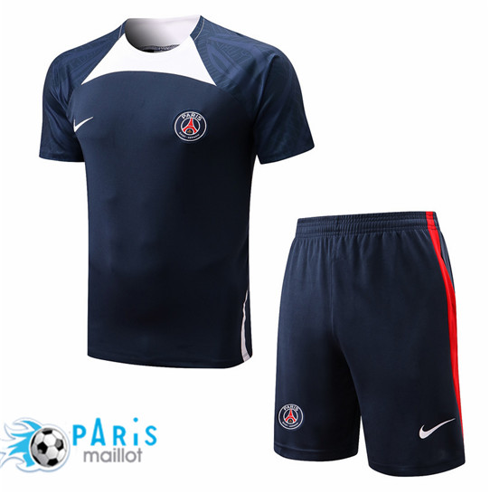 Maillotparis Maillot Training de Foot Paris PSG + Short Bleu 2022/23 paris228624