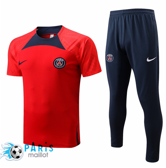 Maillotparis Maillot Training de Foot Paris PSG + Pantalon Rouge 2022/23 paris228626