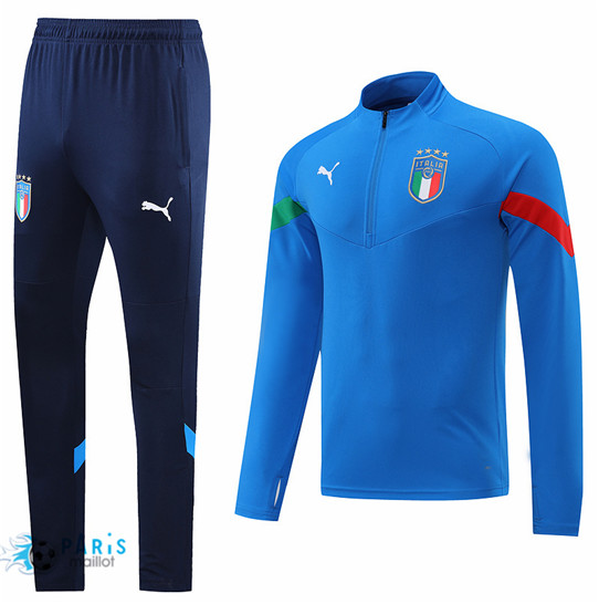 Maillotparis: Survetement foot Italie Bleu 2022/23 P590