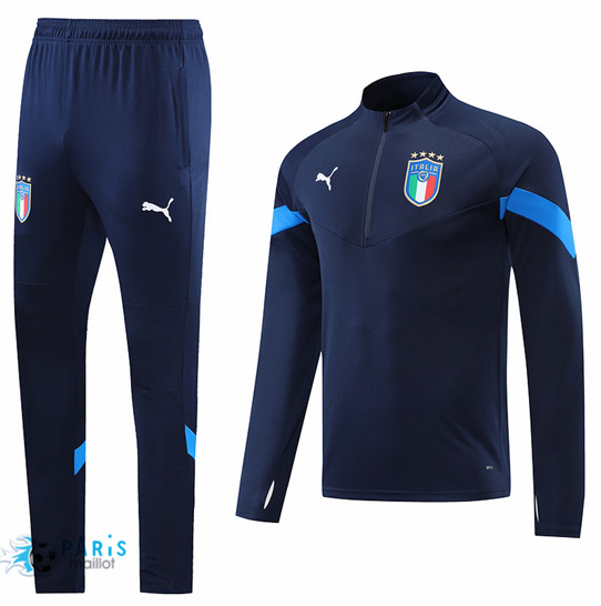 Maillotparis: Survetement foot Italie Bleu Marine 2022/23 P591