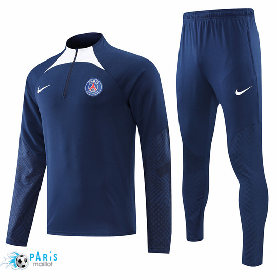 Maillotparis: Survetement foot Player Paris Paris Saint Germain Bleu Marine 2022/23 P569