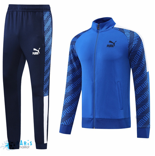 Maillotparis: Veste Survetement foot PUMA Bleu 2022/23 P461