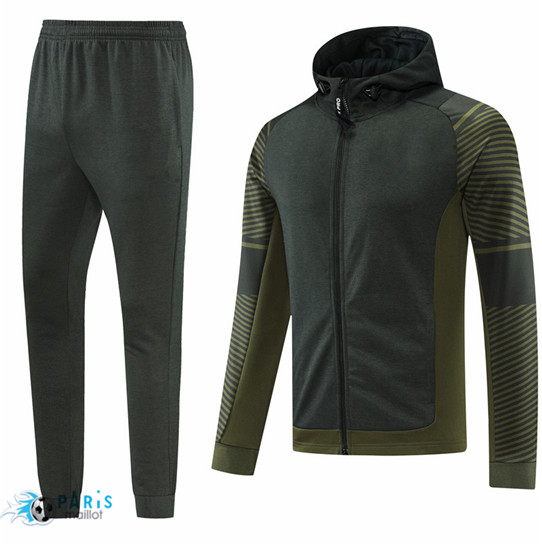Maillotparis: à capuche Veste Survetement foot Sans logo de marque 2022/23 P468