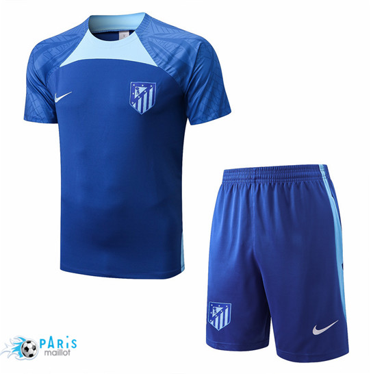 Maillotparis: Maillot du Foot Atletico Madrid + Pantalon Bleu 2022/23 P827