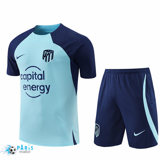 Maillotparis: Maillot du Foot Atletico Madrid + Pantalon Bleu 2022/23 P828