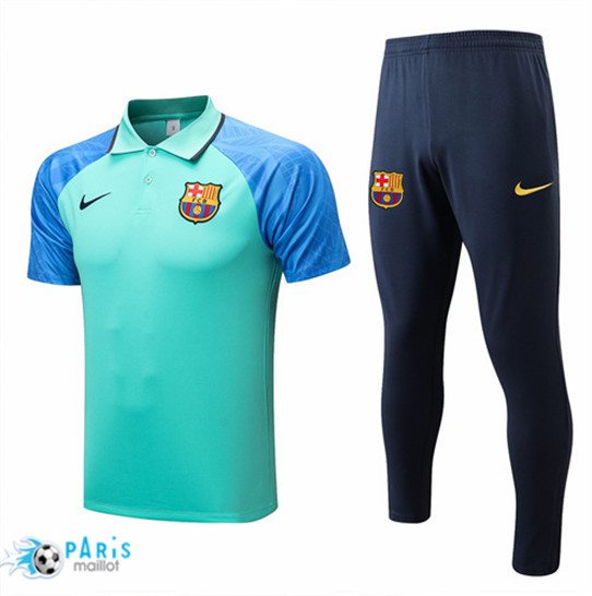 Maillotparis: Maillot du Foot polo Barcelone + Pantalon Bleu 2022/23 P848