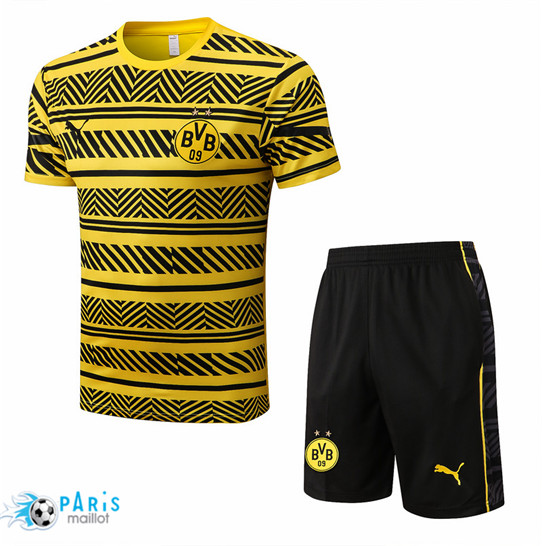 Maillotparis: Maillot du Foot Borussia Dortmund + Pantalon Jaune/Noir 2022/23 P821