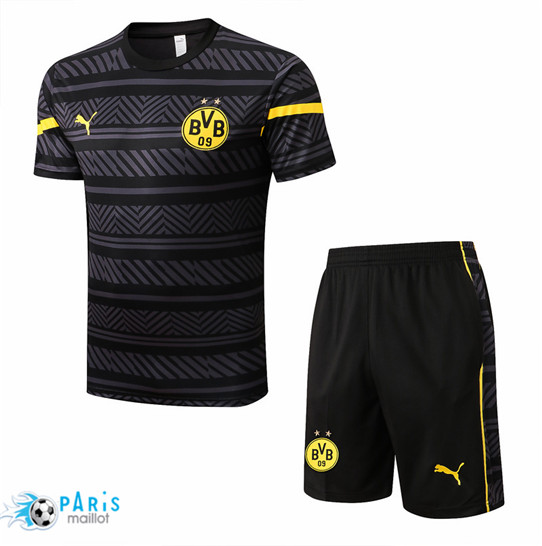 Maillotparis: Maillot du Foot Borussia Dortmund + Pantalon Noir 2022/23 P822