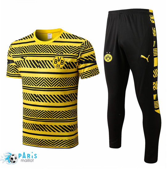 Maillotparis: Maillot du Foot Borussia Dortmund + Pantalon Jaune/Noir 2022/23 P824