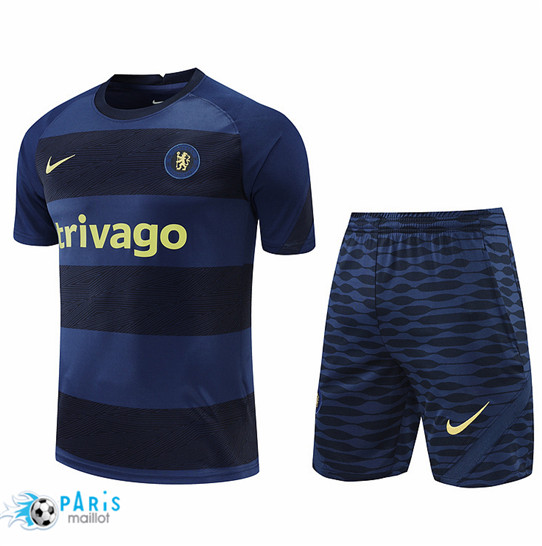 Maillotparis: Maillot du Foot Chelsea + Pantalon Bleu Marine 2022/23 P954