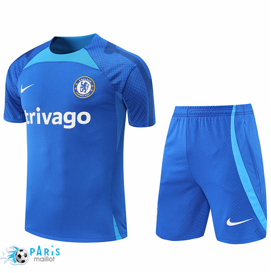 Maillotparis: Maillot du Foot Chelsea + Pantalon Bleu 2022/23 P955