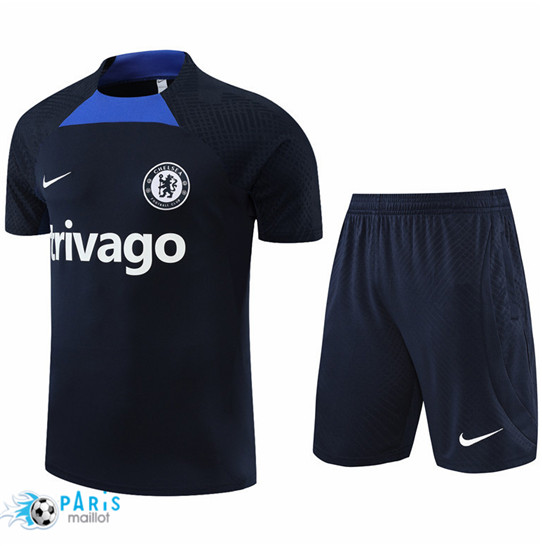 Maillotparis: Maillot du Foot Chelsea + Pantalon Bleu Marine 2022/23 P957