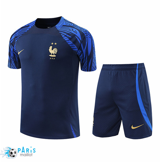 Maillotparis: Maillot du Foot France + Pantalon Bleu Marine 2022/23 P922
