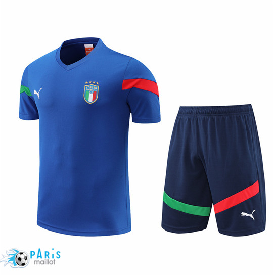 Maillotparis: Maillot du Foot Italie + Pantalon Bleu 2022/23 P929