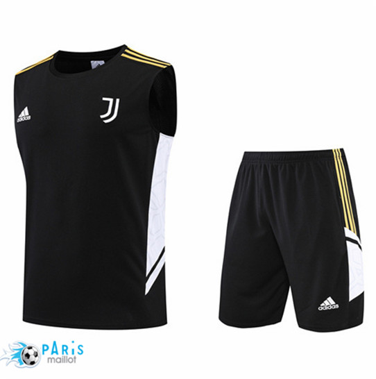 Maillotparis: Maillot du Foot Juventus Debardeur + Pantalon Noir 2022/23 P1009