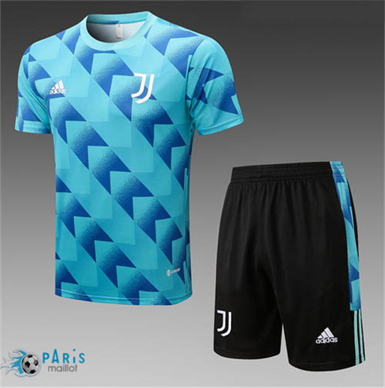 Maillotparis: Maillot du Foot Juventus + Pantalon Bleu/Noir 2022/23 P1012