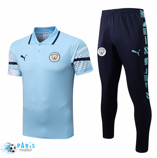Maillotparis: Maillot du Foot Manchester City + Pantalon Bleu 2022/23 P982