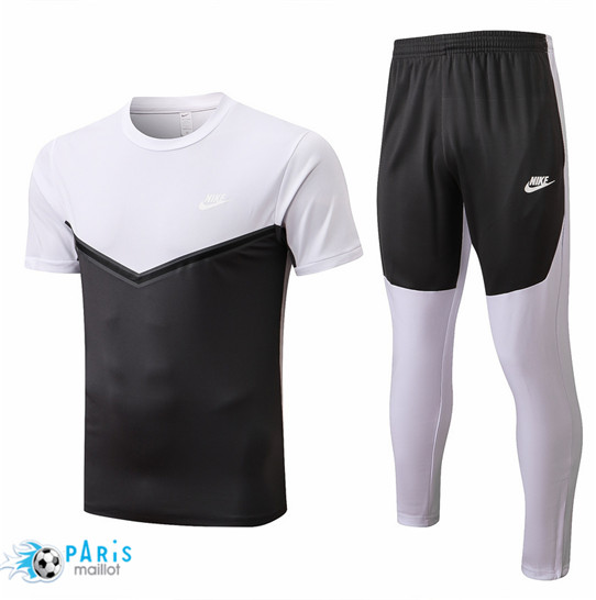 Maillotparis: Maillot du Foot Nike + Pantalon Blanc/Noir 2022/23 P803