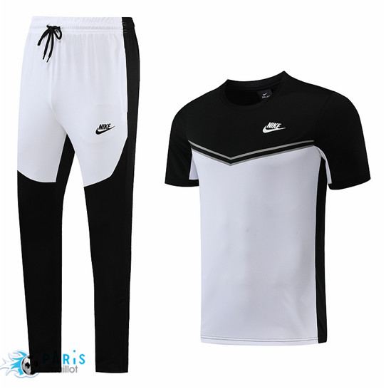 Maillotparis: Maillot du Foot Nike + Pantalon Noir/Blanc 2022/23 P805