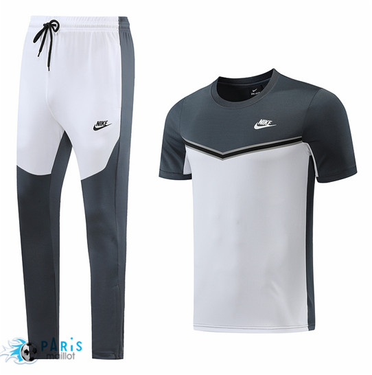 Maillotparis: Maillot du Foot Nike + Pantalon Gris/Blanc 2022/23 P809