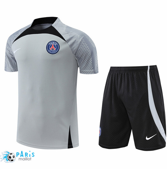 Maillotparis: Maillot du Foot Paris Paris Saint Germain + Pantalon Blanc/Bleu Marine 2022/23 P897
