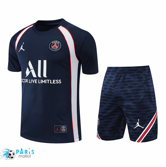 Maillotparis: Maillot du Foot Paris Paris Saint Germain + Pantalon Blanc/Bleu Marine 2022/23 P903