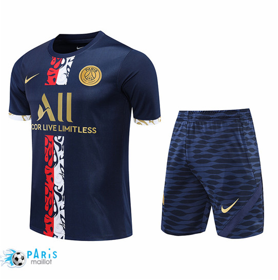 Maillotparis: Maillot du Foot Paris Paris Saint Germain + Pantalon Rouge/Bleu 2022/23 P905