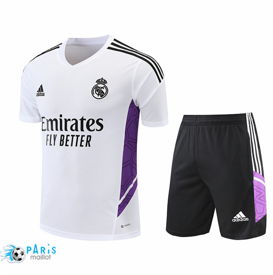 Maillotparis: Maillot du Foot Real Madrid + Pantalon Blanc 2022/23 P861