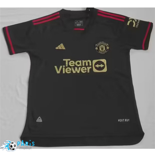 Discount Maillot Foot Manchester United Noir 2023/24