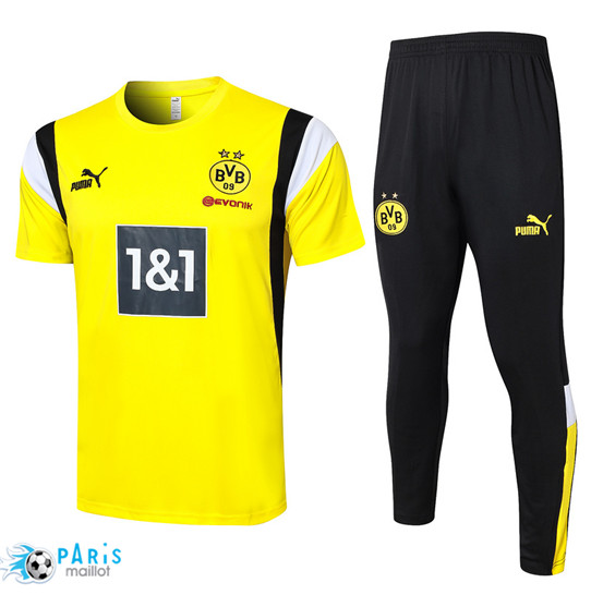 Magasin Maillot Training Foot Borussia Dortmund + Pantalon Jaune 2023/24