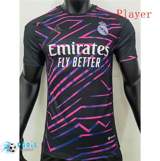 Maillotparis Thailande Maillot Foot Real Madrid Player Noir/Rouge 2023/24