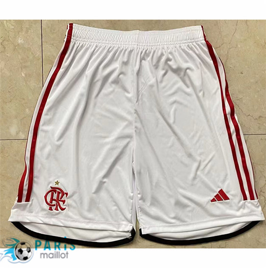 Maillotparis Créer Maillot Short foot Flamengo Blanc 2023/24
