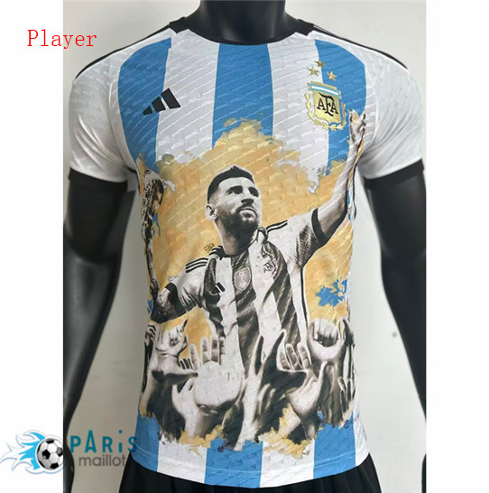 Maillotparis Flocage Maillot Foot Argentine Player Lionel Messi Special 2023/24